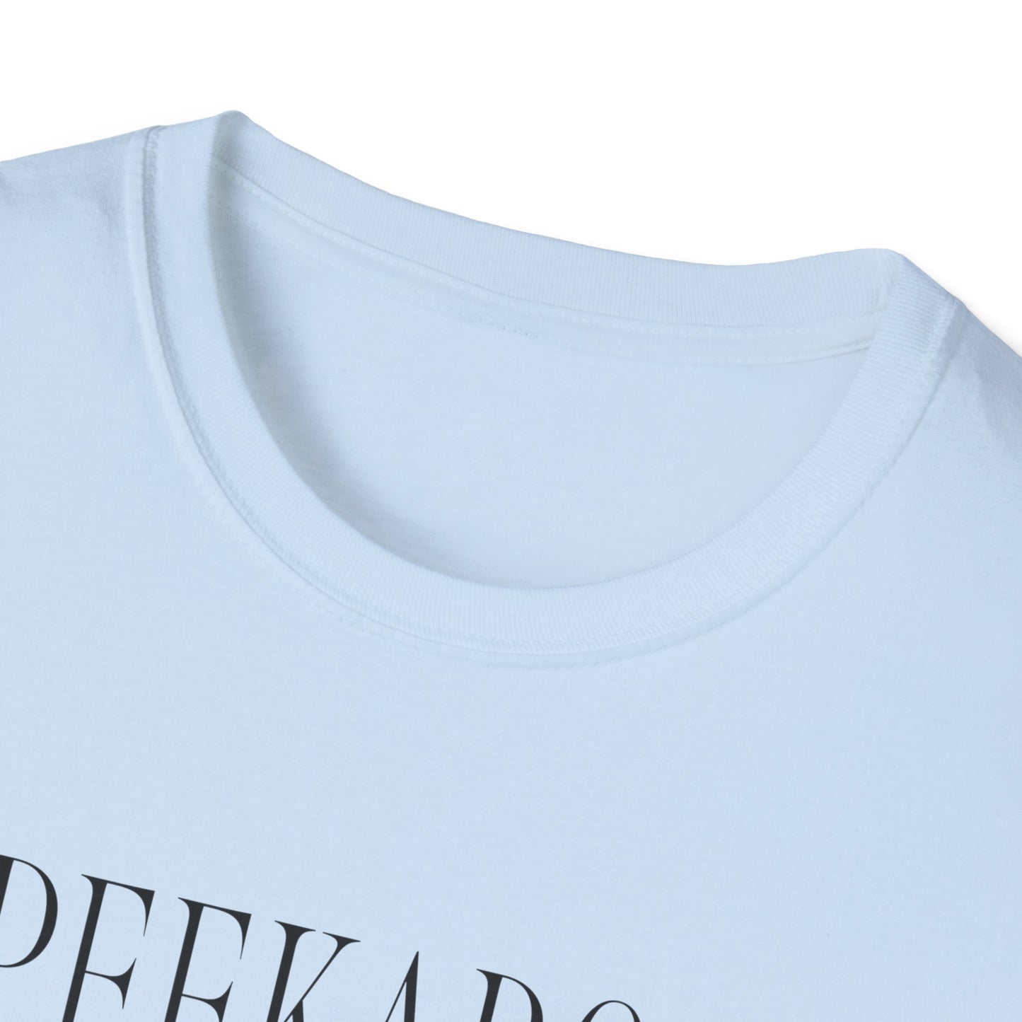 Peekaboo Graphic Unisex T-Shirt, Cute Gift, Casual Wear, Trendy Fashion, Creative Art Tee, Fun Outing Shirt