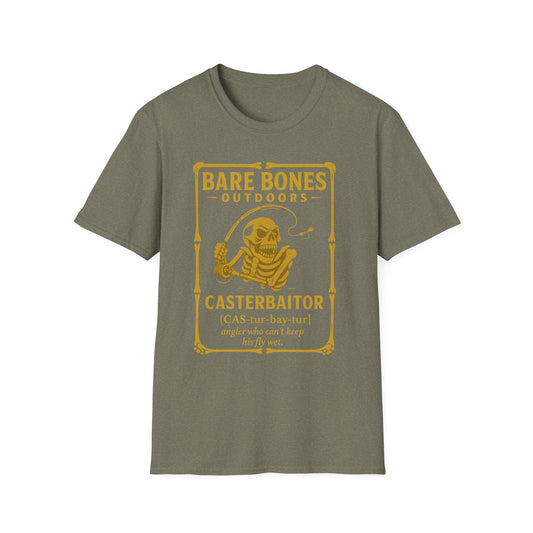 Bare Bones Outdoor "Casterbaiter" Unisex Softstyle T-Shirt