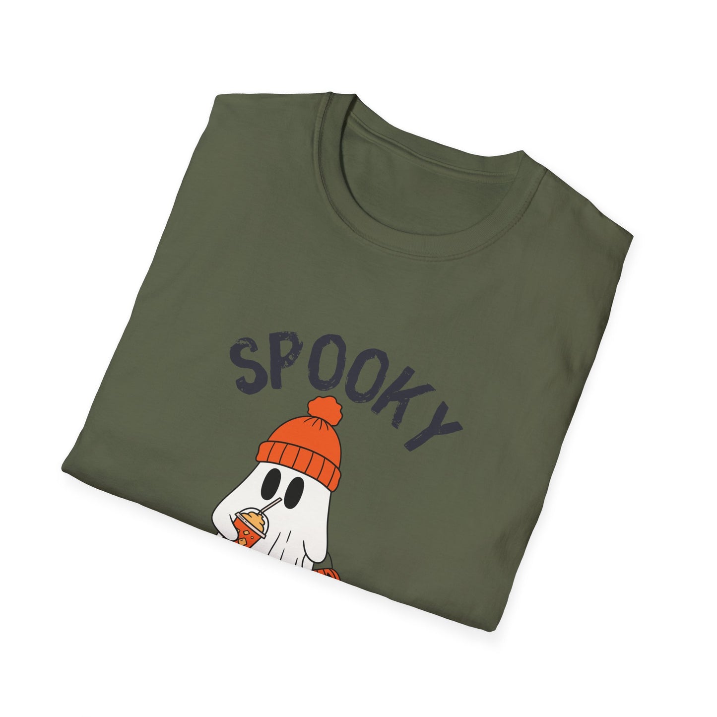 Spooky Vibes Ghost Unisex T-Shirt | Halloween Costume Tee, Ghost Shirt, Fall Apparel, Fun Casual Wear, Unique Gift
