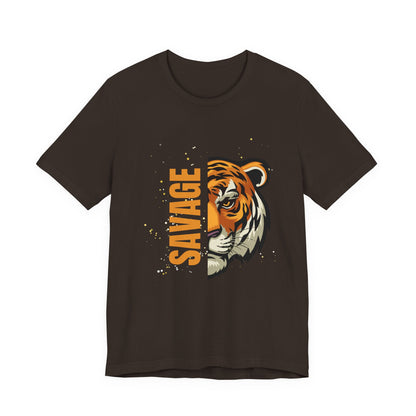 Savage Tiger Unisex Jersey Short Sleeve Tee