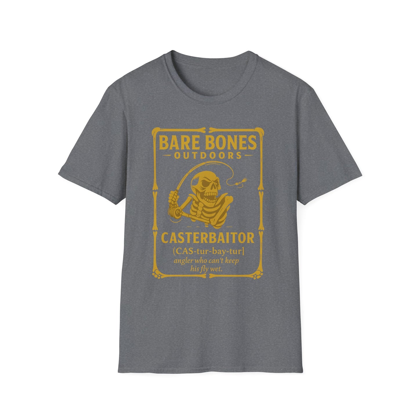 Bare Bones Outdoor "Casterbaiter" Unisex Softstyle T-Shirt