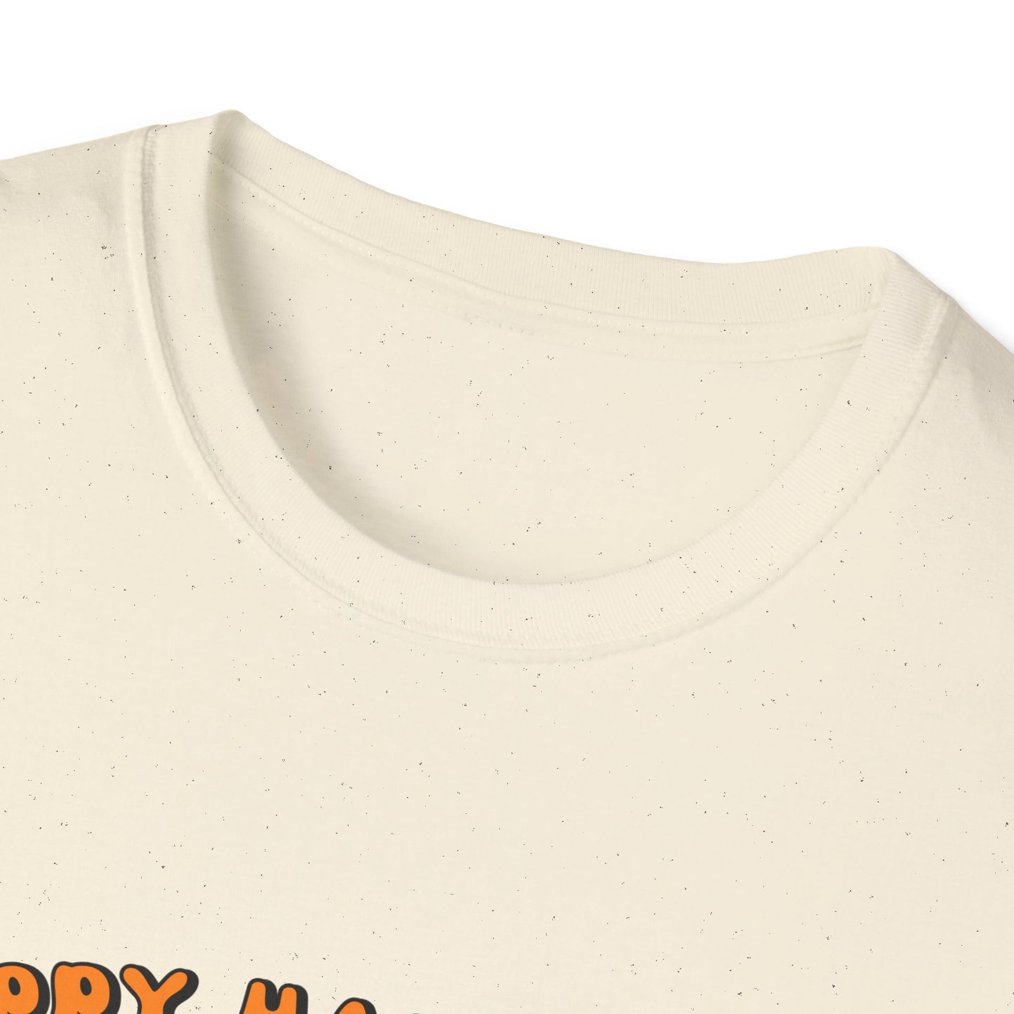 Happy Halloween Ghost T-Shirt, Unisex Softstyle Tee, Spooky Season Shirt, Fall Fashion, Halloween Gift, Cozy Casual Outfit