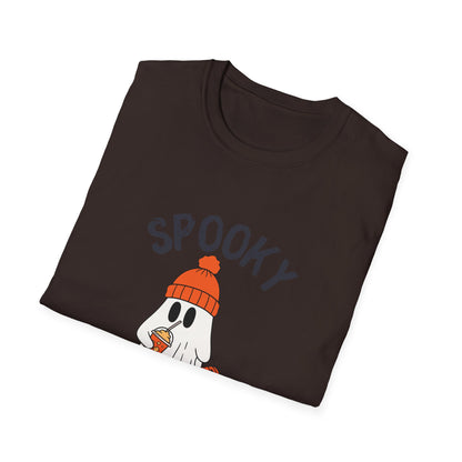 Spooky Vibes Ghost Unisex T-Shirt | Halloween Costume Tee, Ghost Shirt, Fall Apparel, Fun Casual Wear, Unique Gift