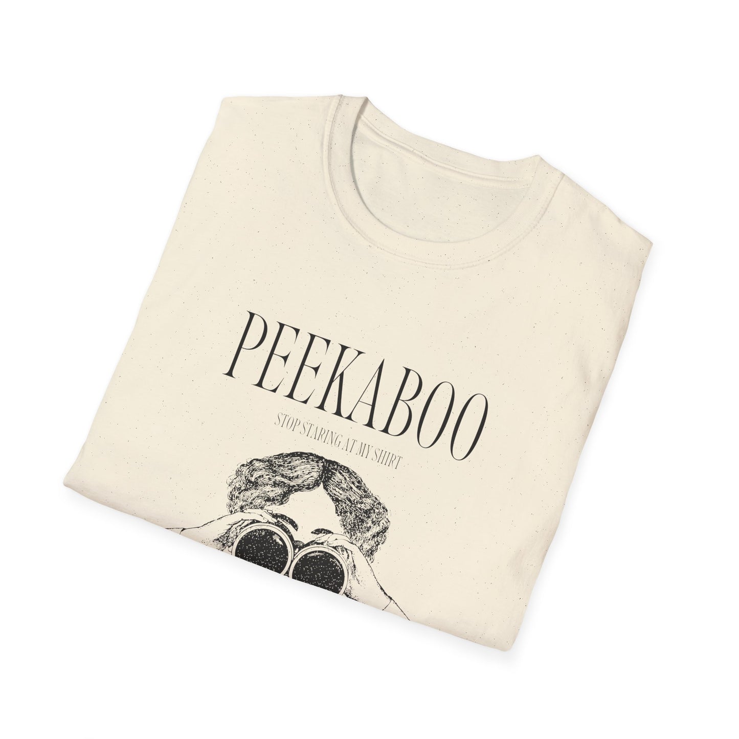 Peekaboo Graphic Unisex T-Shirt, Cute Gift, Casual Wear, Trendy Fashion, Creative Art Tee, Fun Outing Shirt
