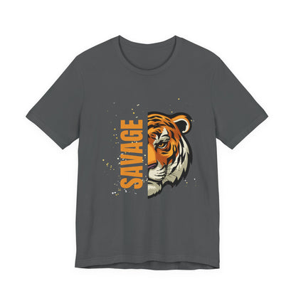 Savage Tiger Unisex Jersey Short Sleeve Tee