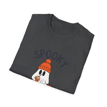 Spooky Vibes Ghost Unisex T-Shirt | Halloween Costume Tee, Ghost Shirt, Fall Apparel, Fun Casual Wear, Unique Gift