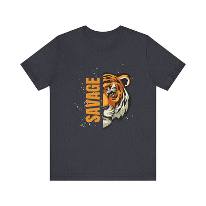 Savage Tiger Unisex Jersey Short Sleeve Tee