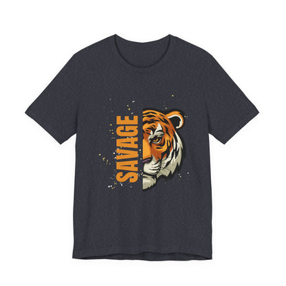 Savage Tiger Unisex Jersey Short Sleeve Tee