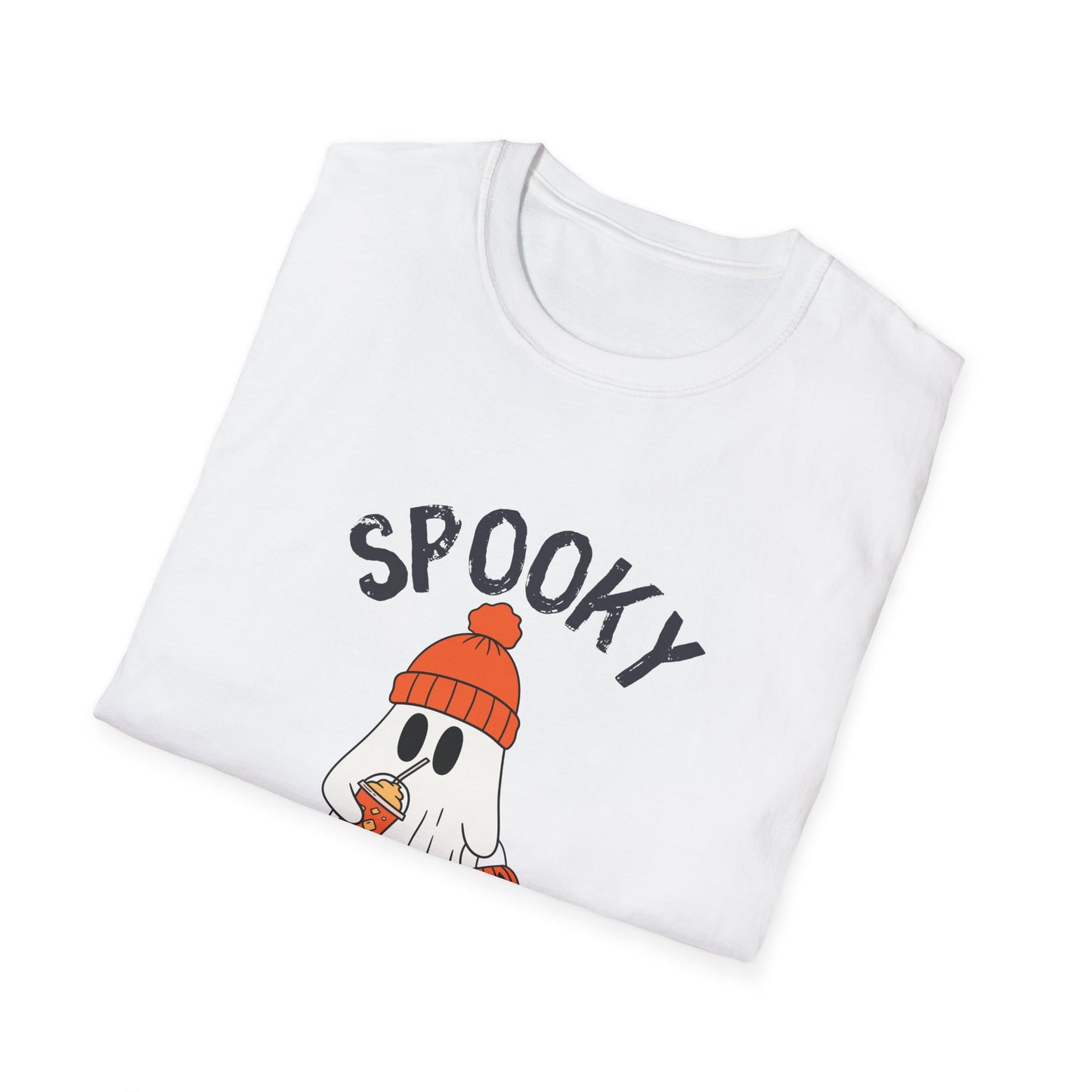 Spooky Vibes Ghost Unisex T-Shirt | Halloween Costume Tee, Ghost Shirt, Fall Apparel, Fun Casual Wear, Unique Gift