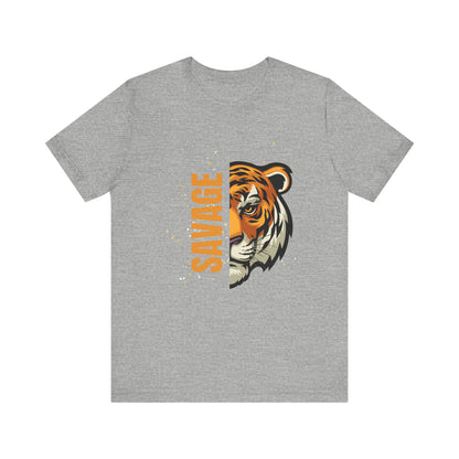 Savage Tiger Unisex Jersey Short Sleeve Tee