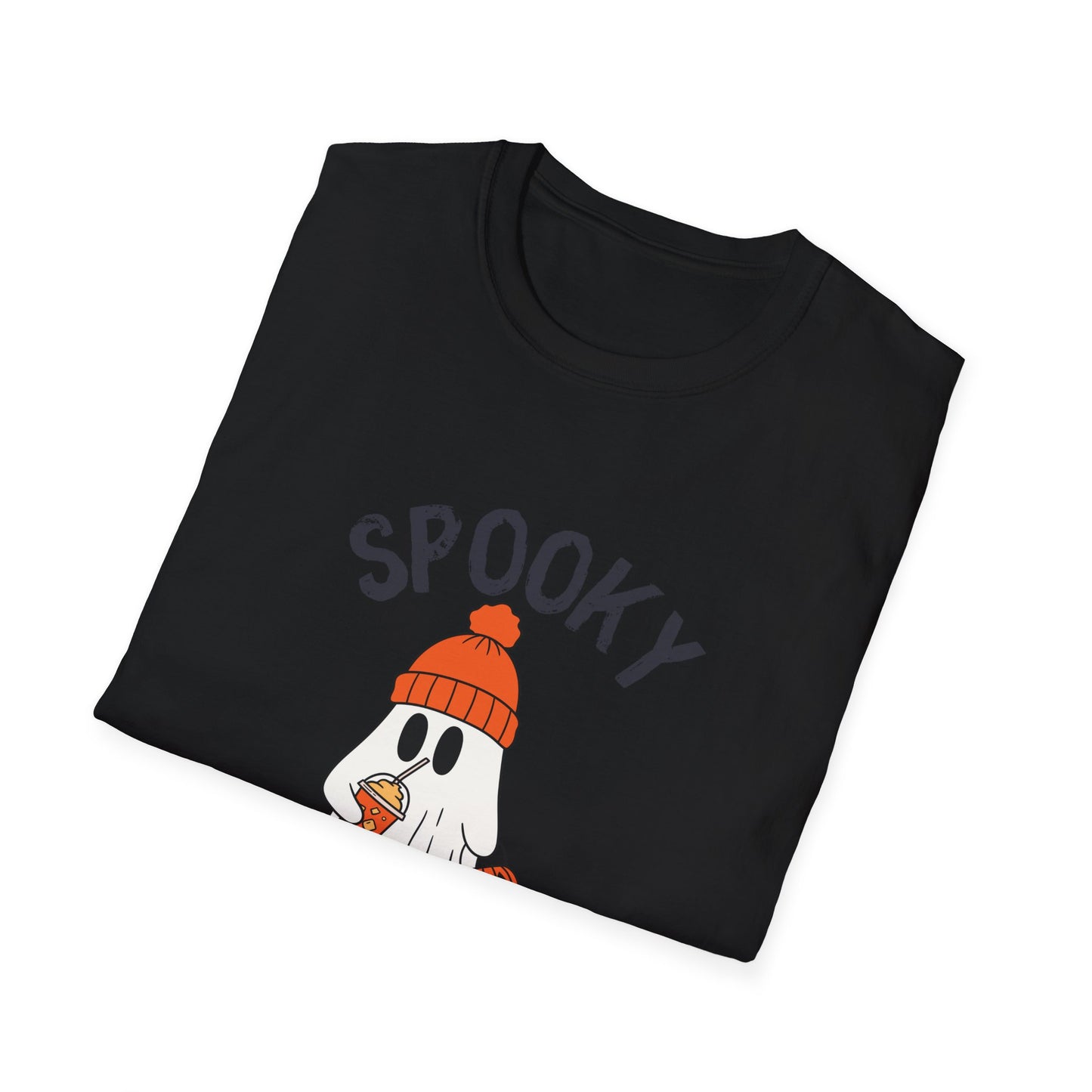Spooky Vibes Ghost Unisex T-Shirt | Halloween Costume Tee, Ghost Shirt, Fall Apparel, Fun Casual Wear, Unique Gift