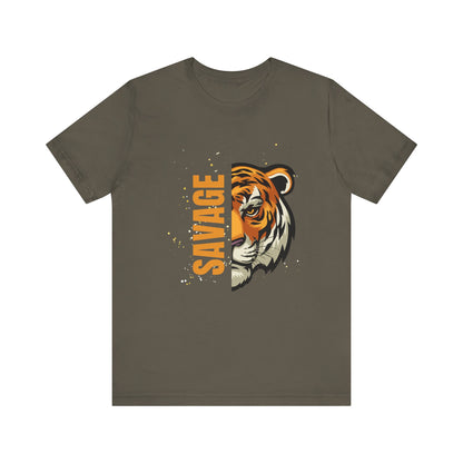 Savage Tiger Unisex Jersey Short Sleeve Tee
